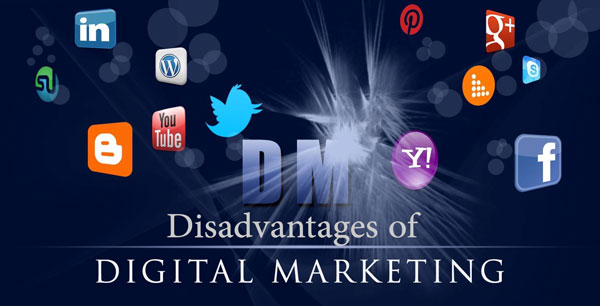 Disadvantage Digital Marketing